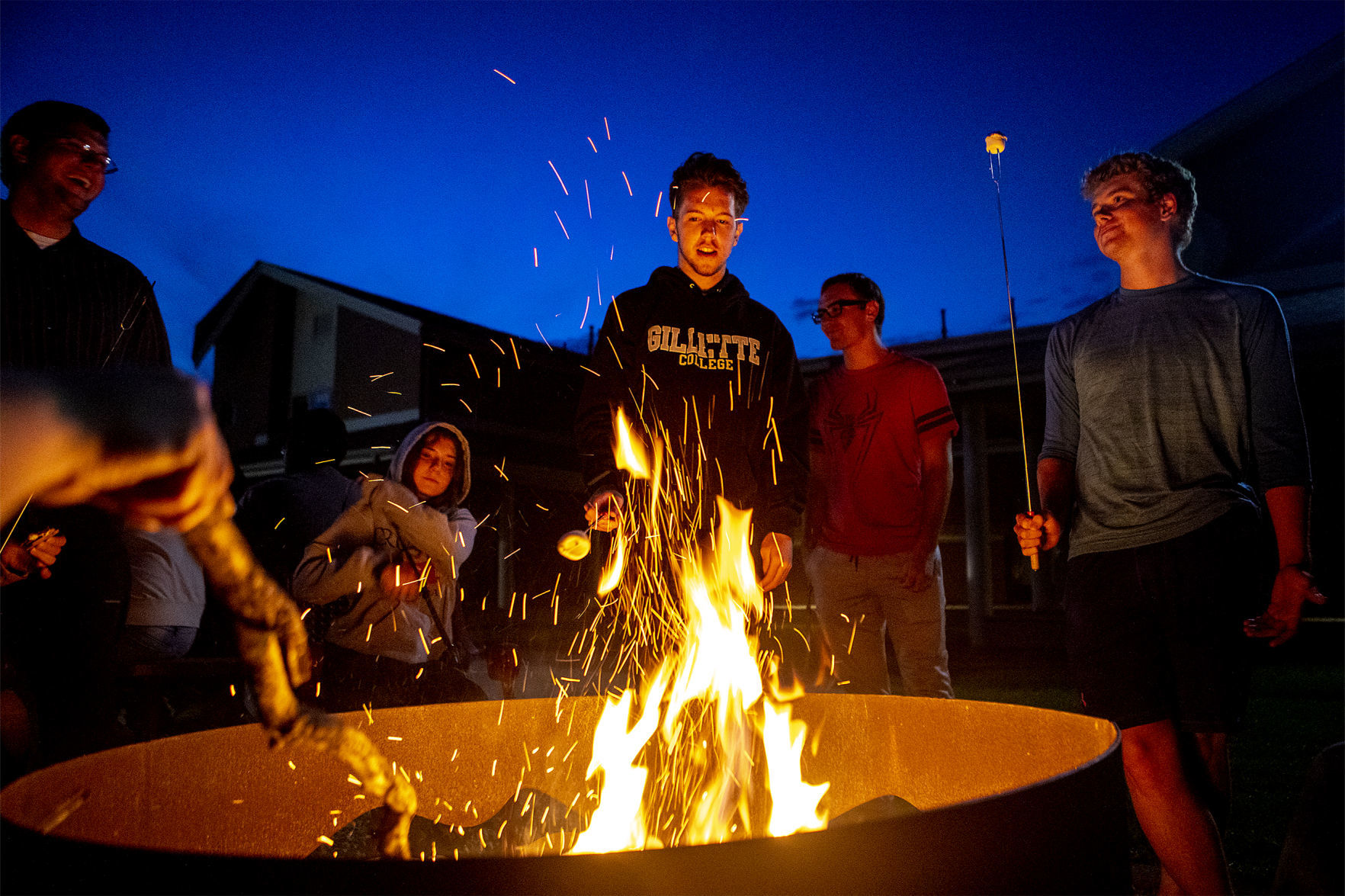 Gillette College 50th bonfire